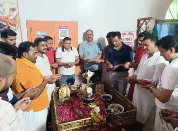 निंबार्क आश्रम रुद्राभिषेक कार्यक्रम — भीलवाड़ा